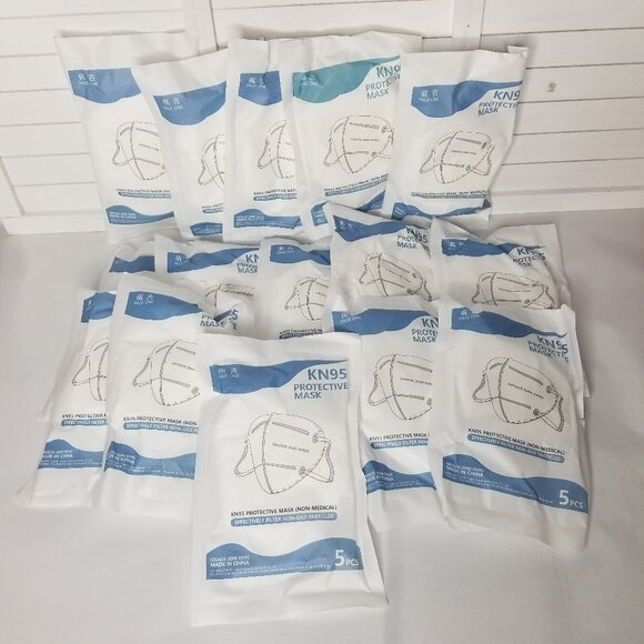 PageOne 75 Count White KN95 Protective Mask Non-Medical 5 Layer GB2626-2006 (#1)